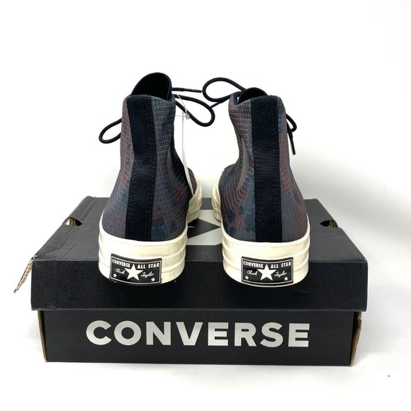 💖MEGA SALE💖Converse 170903C CHUCK 70 Women's 9.5 SEAM Black Terracotta Canvas - Picture 3 of 9